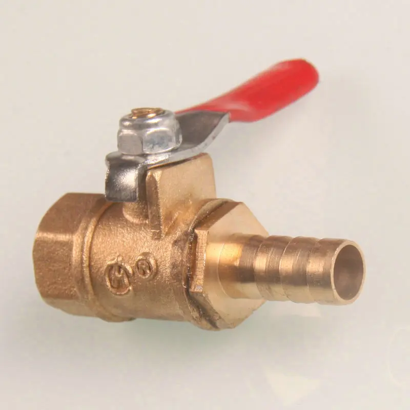 Size 1/4 male female threads Nickle plated brass forged globe valve