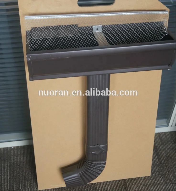 pvc plastic water drainage pvc rain gutter pipe