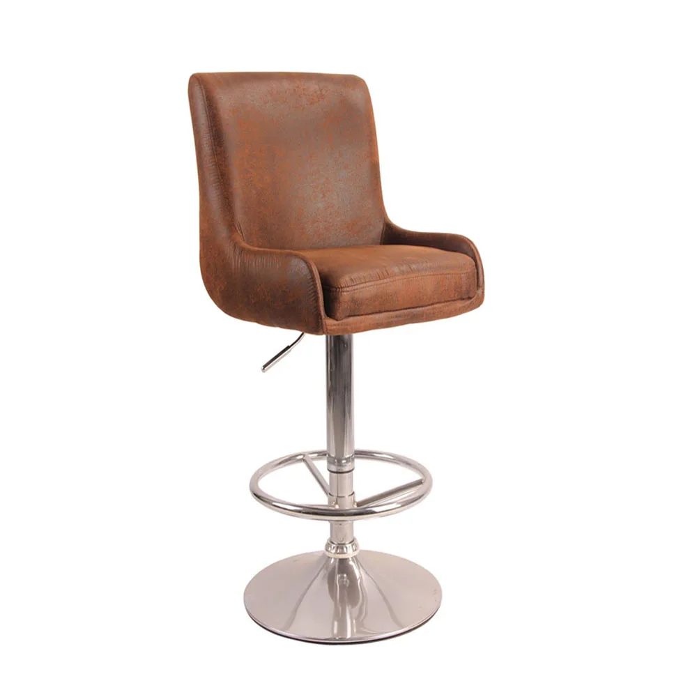 
Wholesale PU leather Seat Swivel High Bar Counter Stools with Back 