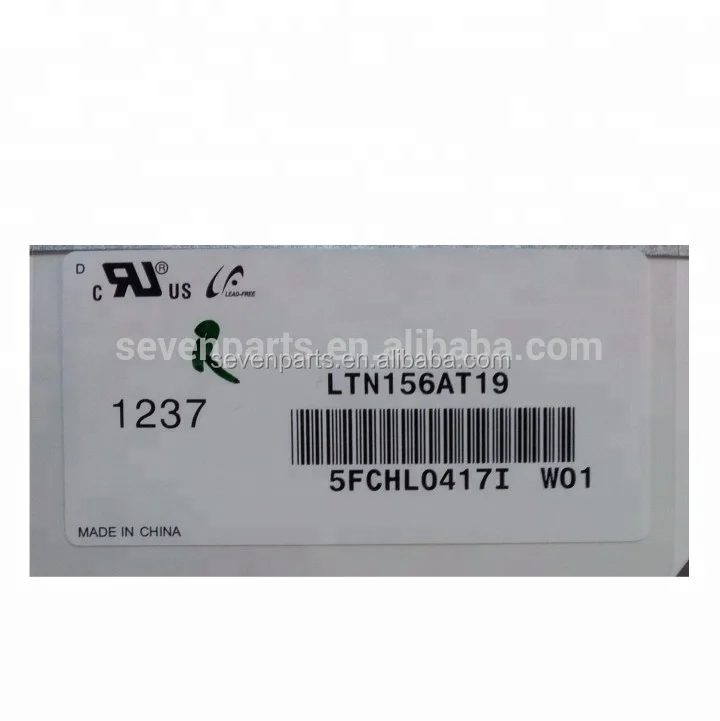 
LTN156AT19 compatible tft lcd display N156BGE-L52 15.6 led screen 40 pin slim 
