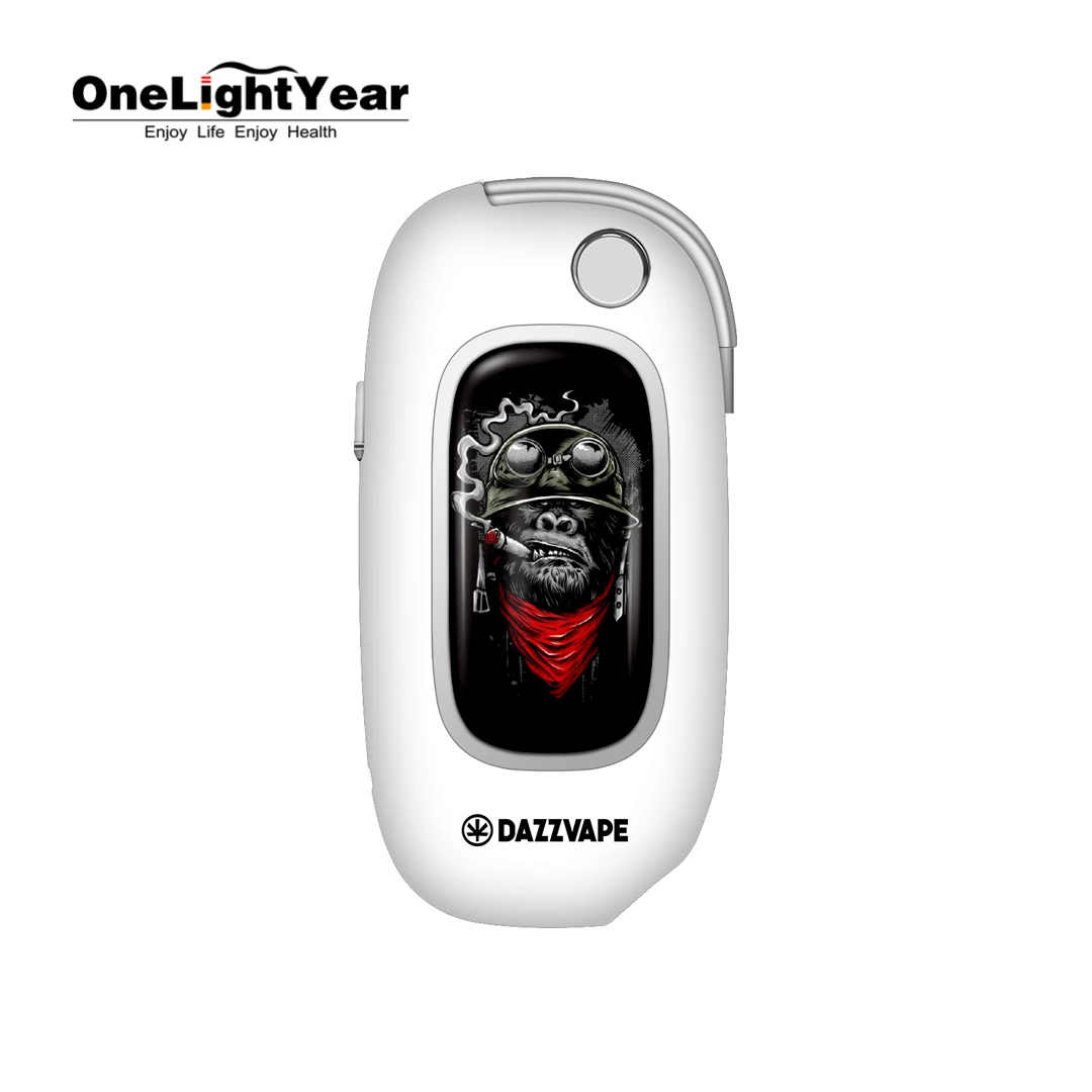 
The key of car 350mAh CBD 510 thread cbd vape pen atomizer kit portable Dazzvape U key flip battery from one light year company 