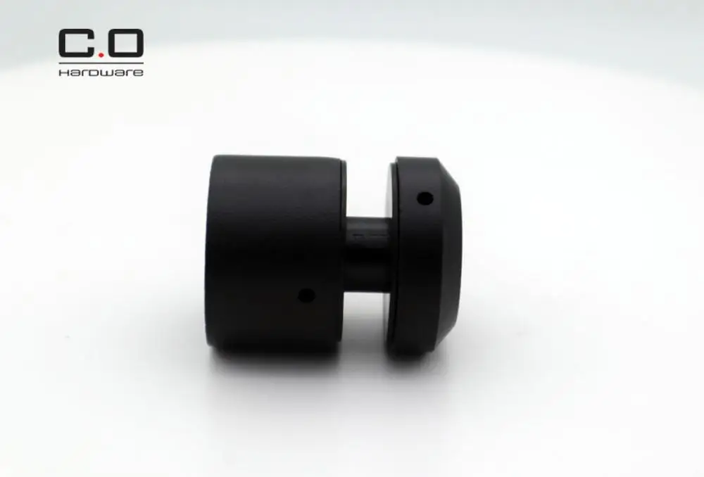 304 316 2205 Stainless Steel Matte Black Frameless Glass Post for Glass Railing
