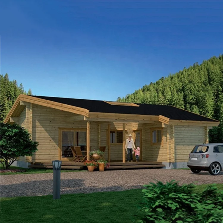 Hot sale craft wooden house quality low cost garden wooden house villa