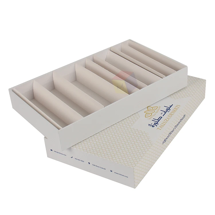 wholesale turkish packaging baklava boxes with inner tray