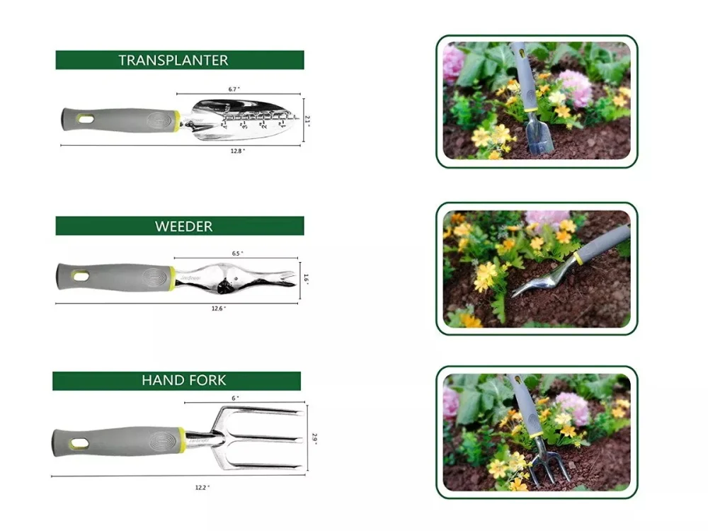 wholesale Strong and durable children gardening tool bag set garden tools tote tool bag set