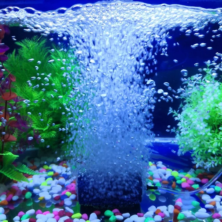 HiSin BS007-50 50*50mm In bulk Aquarium air stone for wastewater Hydroponics cylinder Air Pump Bubble stone Oxygen/Air stone