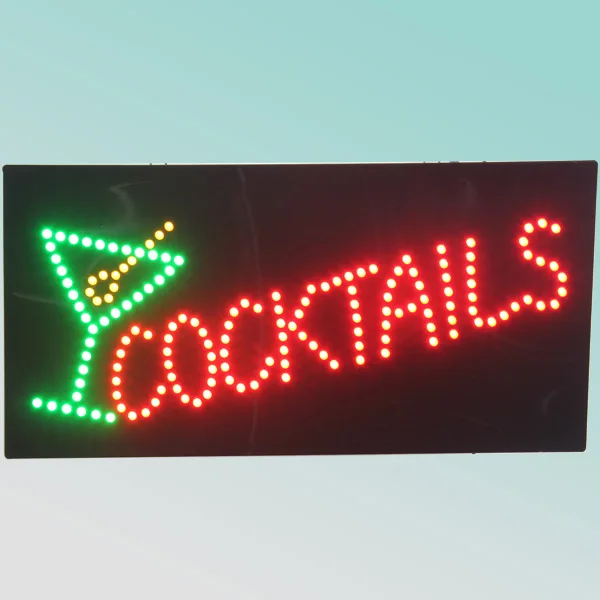 60X30cm acrylic shining picture led open sign board