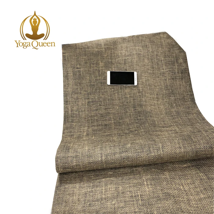 Organic Jute Hemp Natural Tree Rubber Eco-Friendly Biodegradable Non-Toxic Chemical Free Vegan Premium Yoga Mat
