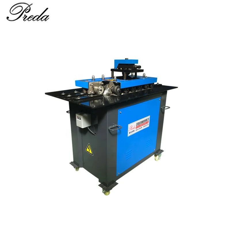 Multi-function Pittsburgh lockformer machine in 7 lock shapes for HVAC duct lock forming in 380V/420V/220V SA-12HB