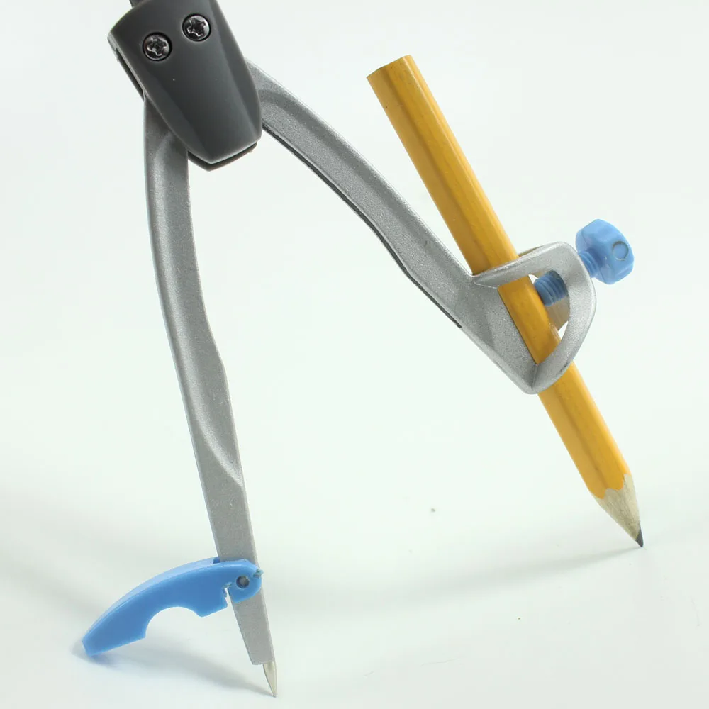 Metal spary-paint compass set with plastic head,screw,safety cap