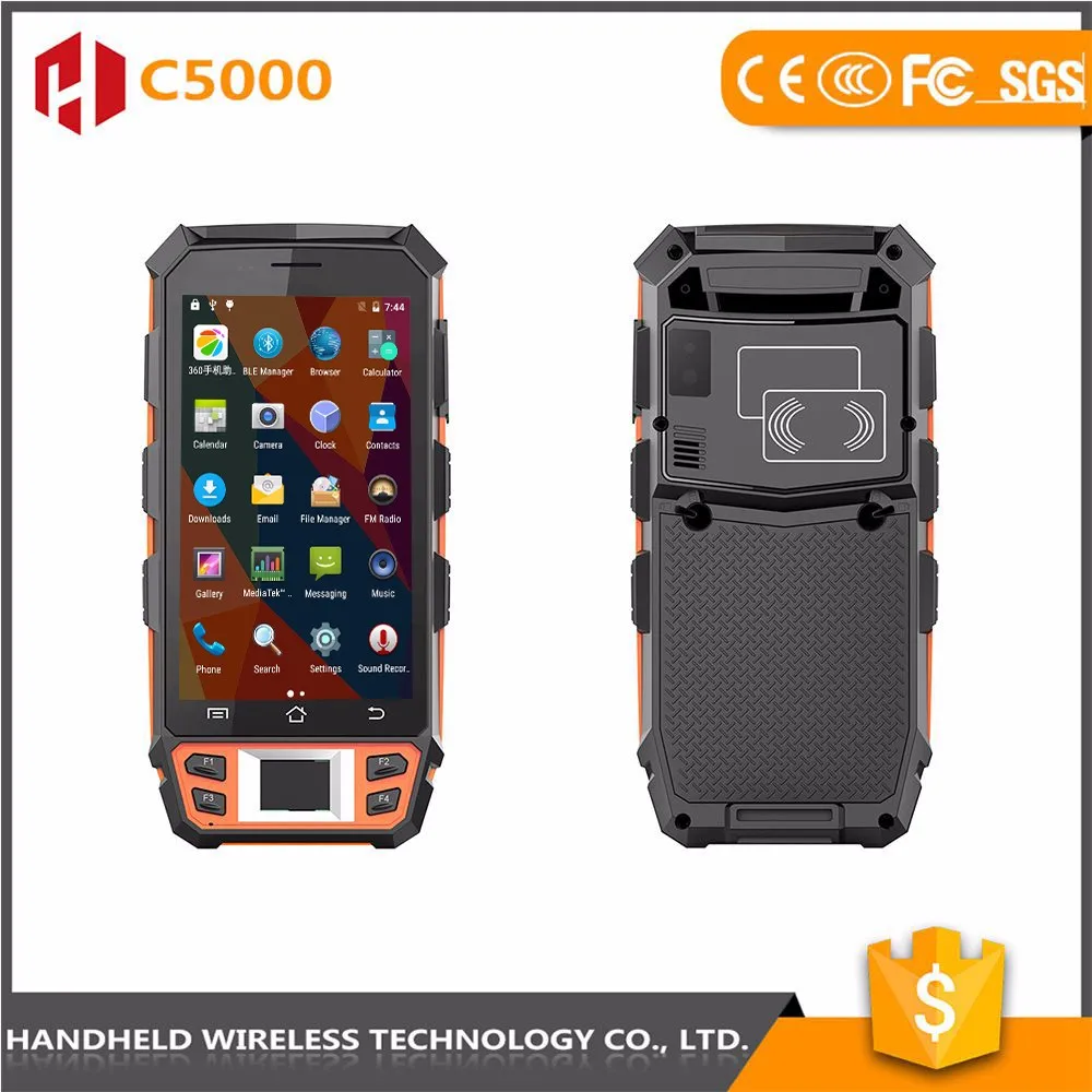 Прочный Портативный отпечатков пальцев модуль android uhf rfid считыватель