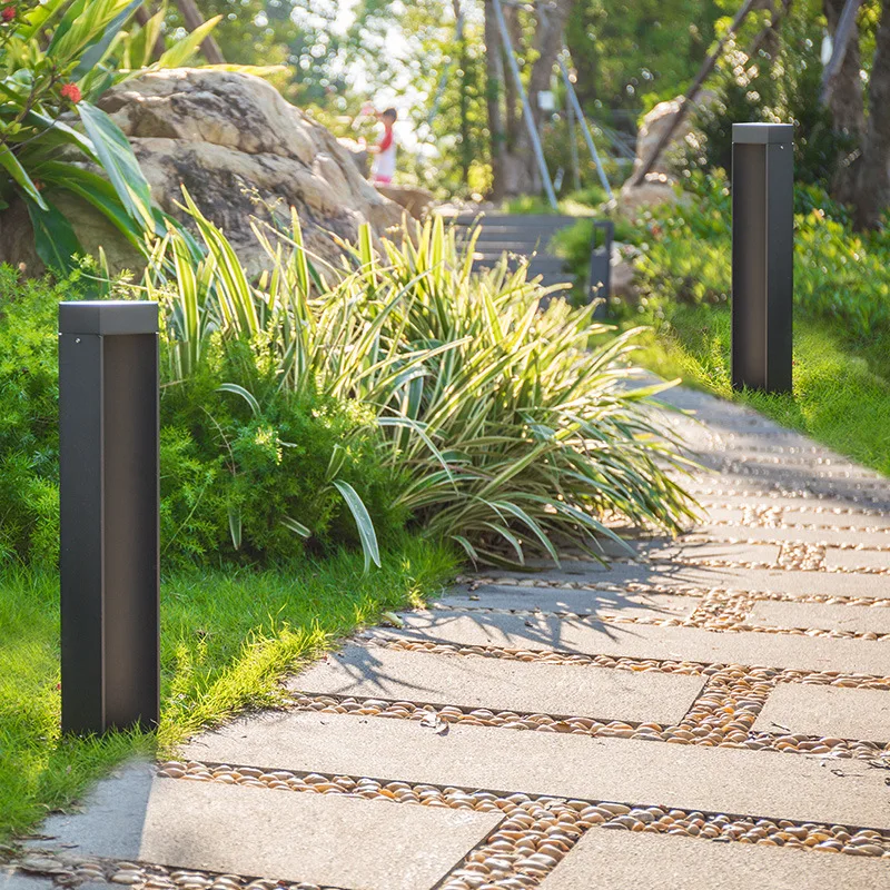 Wholesale Price Garden Application Aluminum Housing  IP65 5W COB LED Outdoor Bollard Lights Fixture