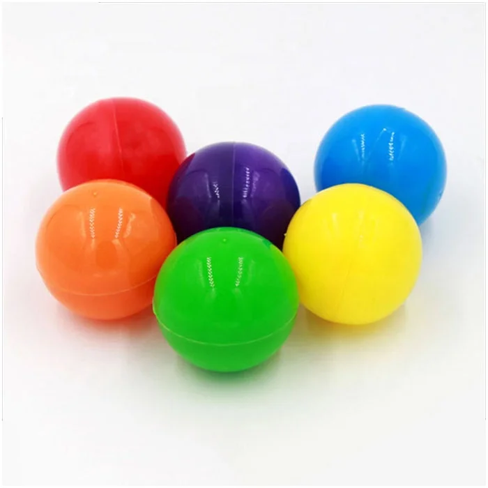 6.5CM Factory Hot Sell MIni Small Plastic Empty Capsules Ball Toys for Vending Machine