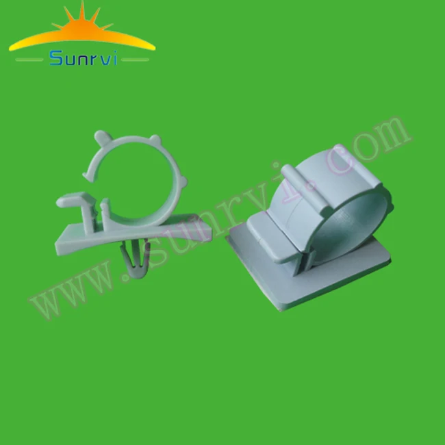 Locking Releasable Wire Clips - Adhesive-Back Mount TS-0910