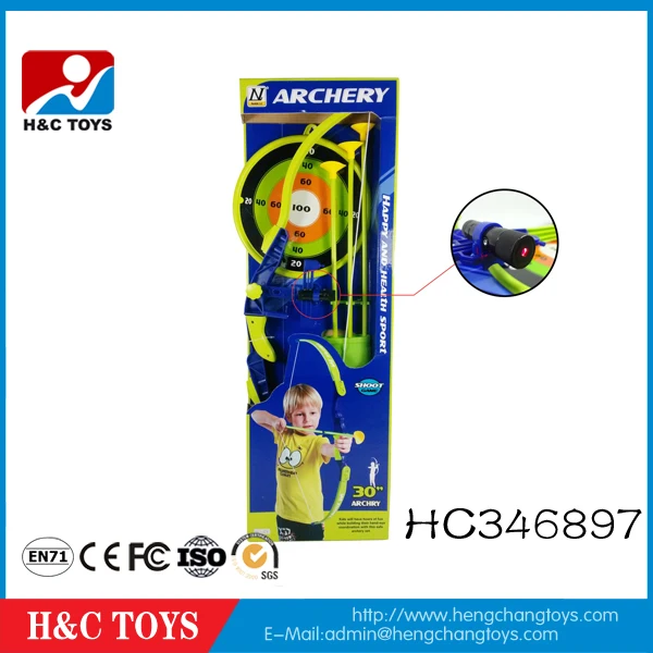 Хит продаж детские игрушки световой лук и стрелы для оптовая продажа HC382501