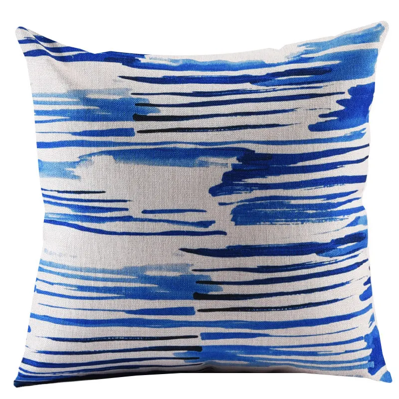 High Quality Mediterranean style geometrical pattern pillow case decorative for home decor