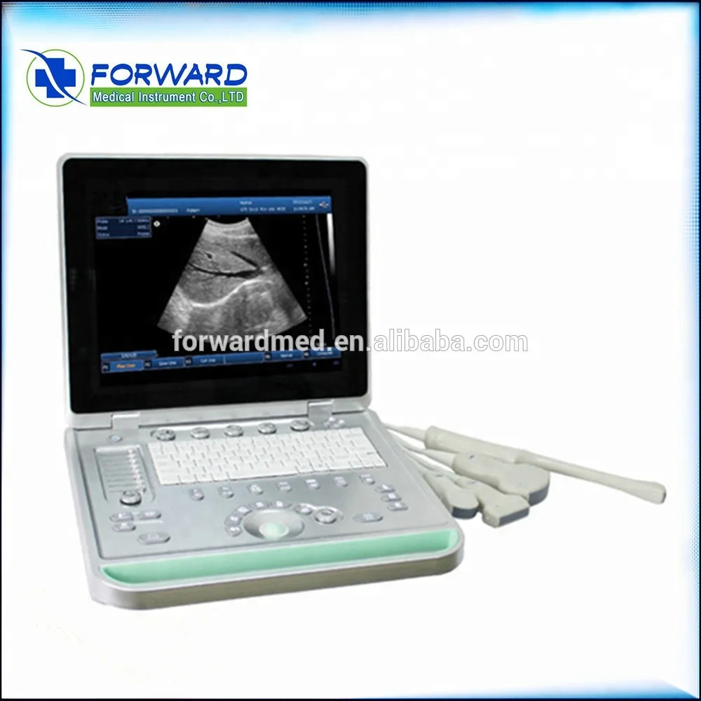 15 inch Laptop Ultrasound Machine / Portable Color Doppler Ultrasound Echo Machine