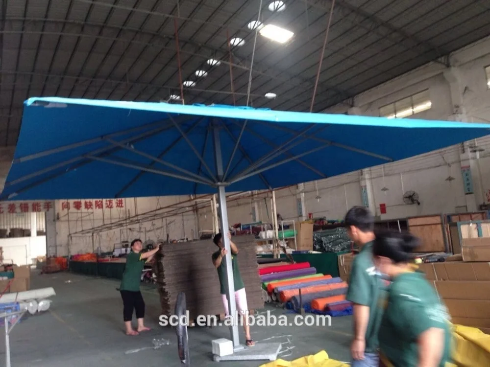 Высококачественный классический водонепроницаемый открытый большой зонтик 5*5 м