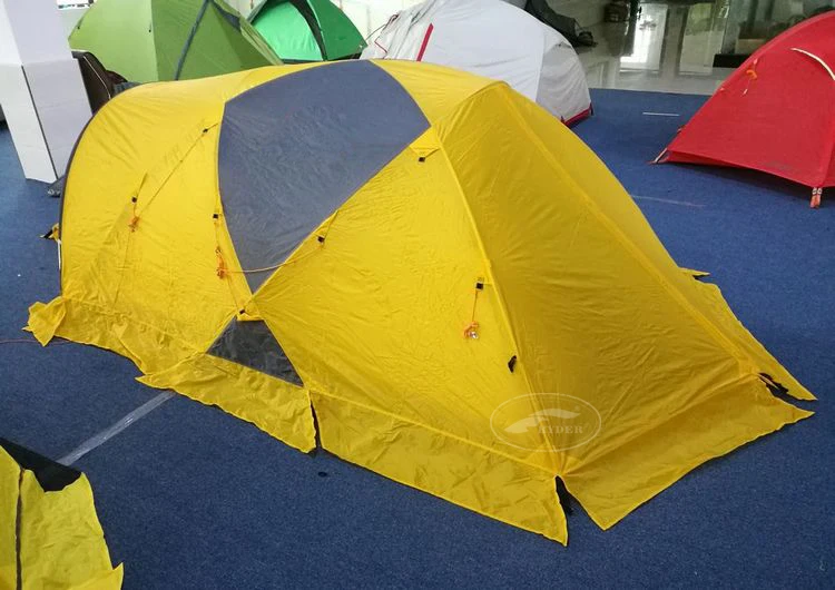 Custom Manufacturing Top Brands Strong Windproof Tactical Geodesic Base Camp Tent For Winter High Altitude Utility Sports