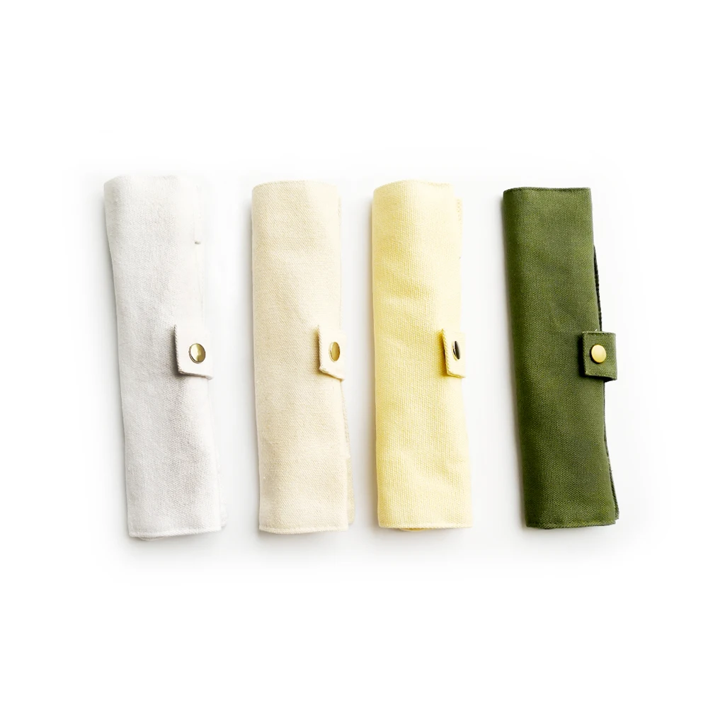 Reusable Bamboo Utensils Cutlery for Kids 6.3 inch Travel Cutlery Set