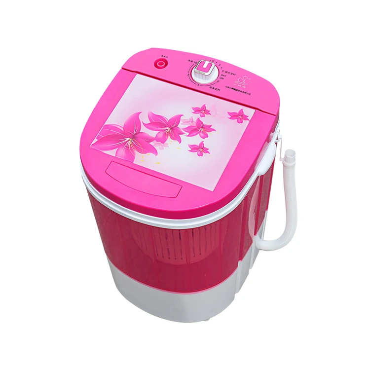 3.8kg semi automatic single tub clothes mini washing machine with spin dryer