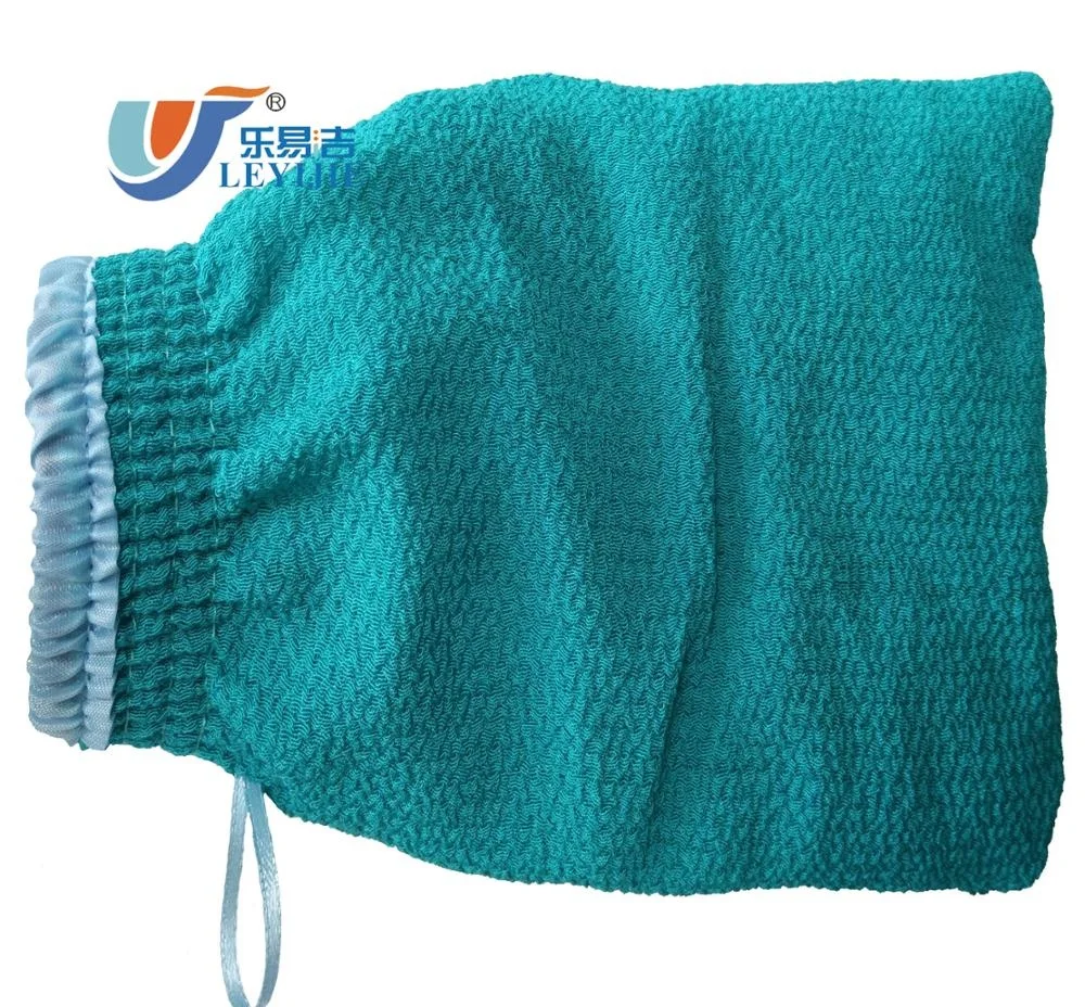 Extra Hard Massage Exfoliating Scrubber Glove Kessa OEM Morocco Bath Glove For The Body