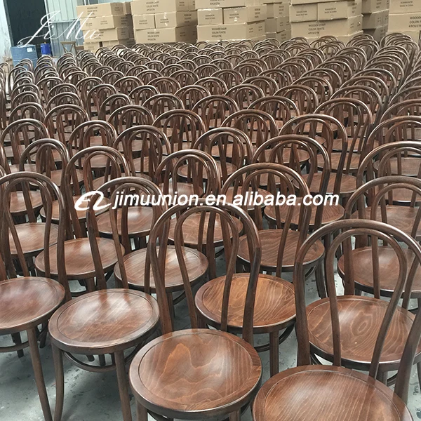 Antique Vintage Bentwood French Style Banquet Living Room Solid Wooden Dining Thonet Chair For Wedding Reception
