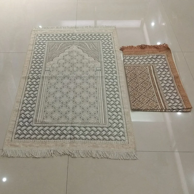 
BT812B ISO factory Supply microfiber chenille muslim prayer mat in turkey stainless 