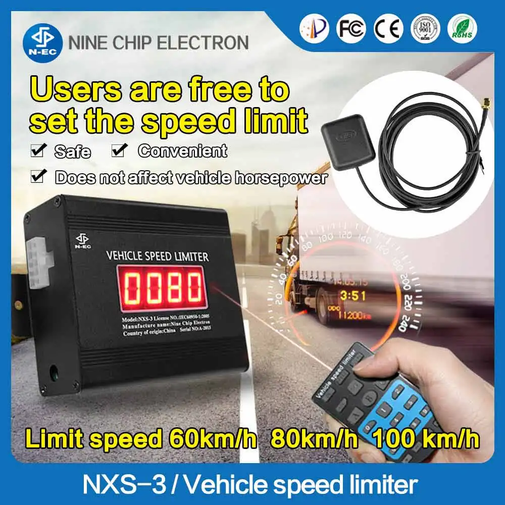 Safety vehicle speed control systems electronic speed limiter car alarm