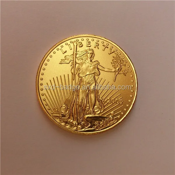 
22K Thick Gold Plated 1oz Gold American Eagle 