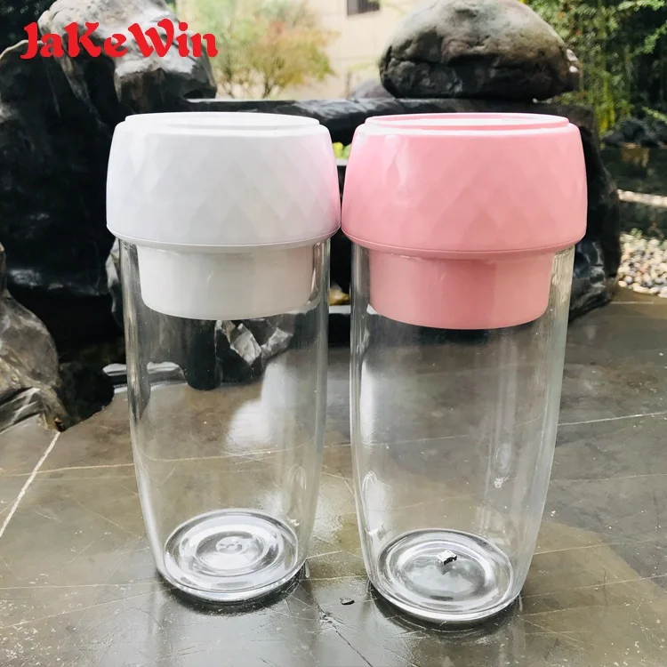 
Hot sale 0.4L portable fresh fruits juice blender bottles joyshaker with usb charger 