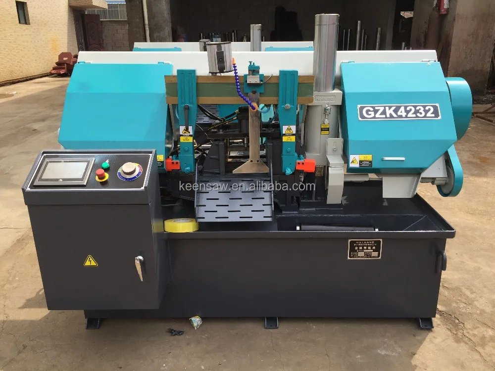 Horizontal metal cutting bandsaw  jet horizontal band saw GZ4232 band saw machine metal cutting