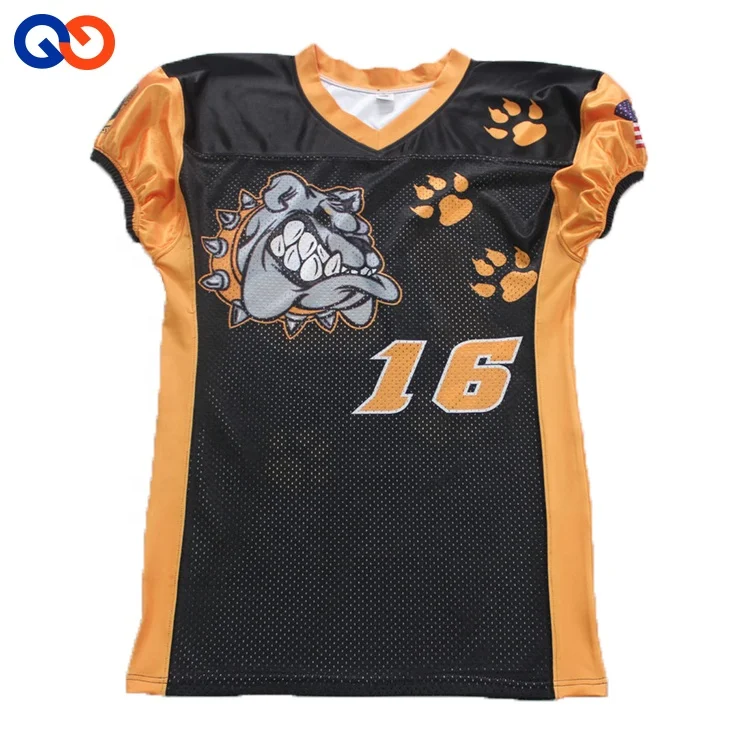 Flash sale new model black custom sublimation American football jersey for sports