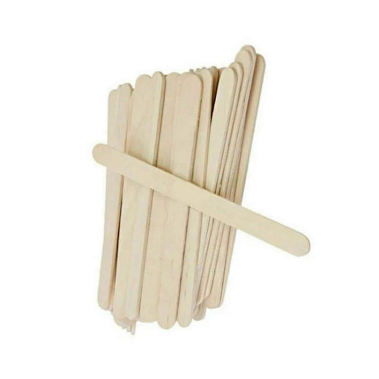 Custom disposable medical sterile wooden tongue depressor wax applicator sticks with CE for sale