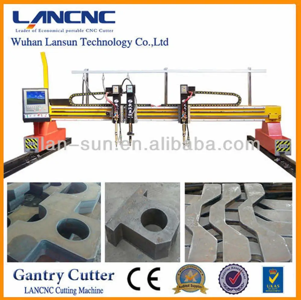 ,Aluminum profile cutting CNC gantry type CNC plasma cutting machine