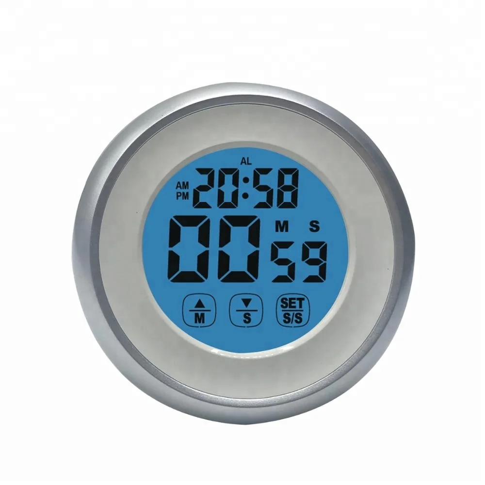 ET641 touch screen kitchen digital timer with magnet