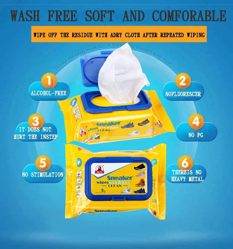 
Sneaker wipe wipe small white shoe wipe white shoe divine cleanser white 