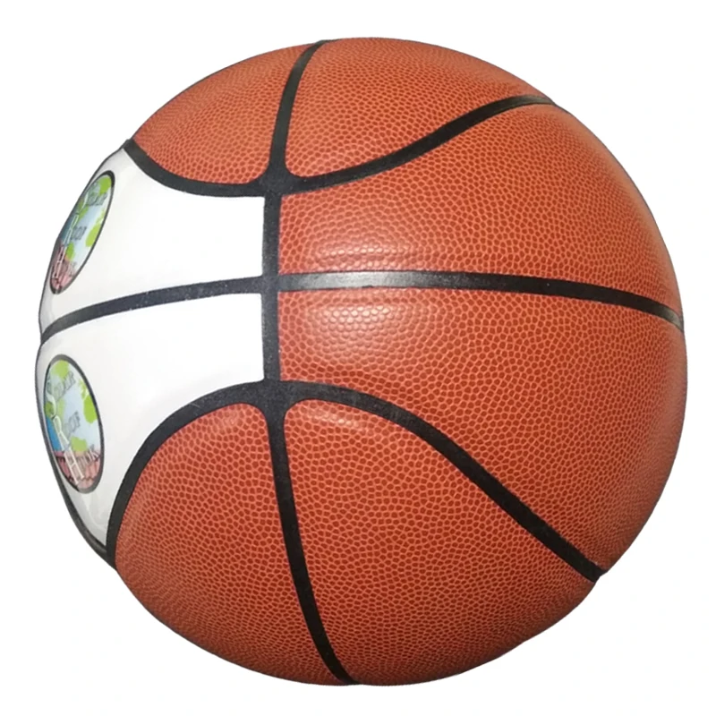 Официальный игровой мяч на заказ, баскетбольный мяч из натуральной кожи, Размер 7, сувенирный мяч
