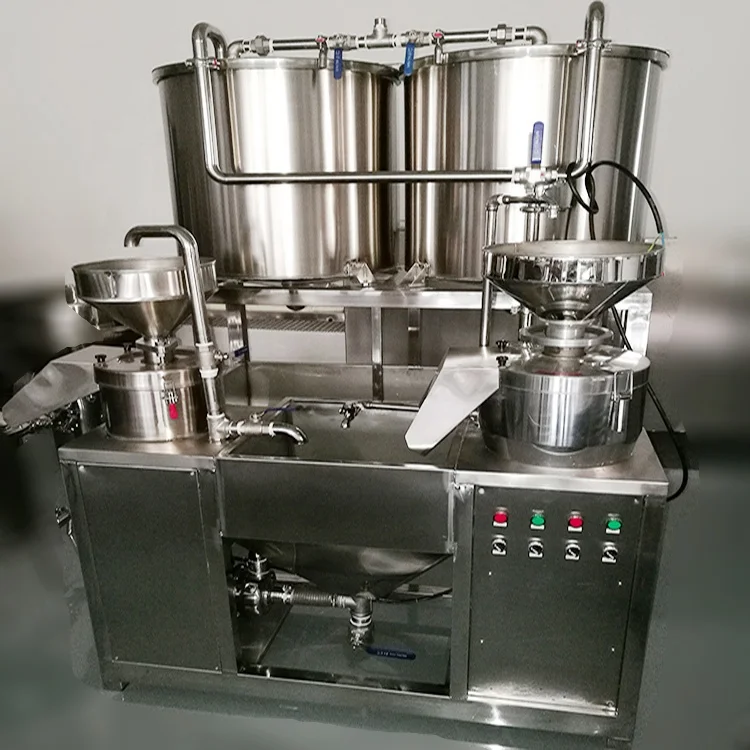 industrial middle scale combined type soy milk maker/soya milk making machine