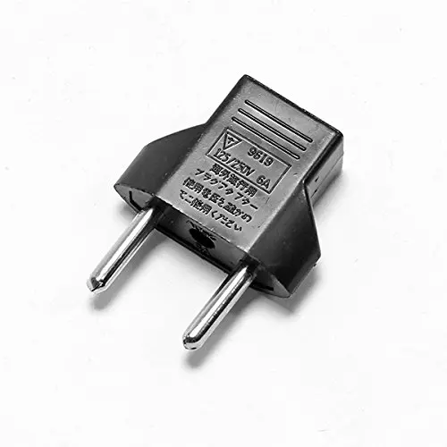 US USA to EU Europe Travel AC Power Socket Plug Adapter Adapter Converter