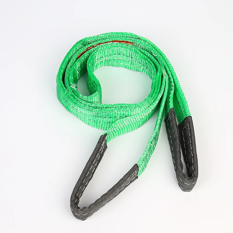 
Logo customized two ply woven heavy duty 6 meter webbing sling 