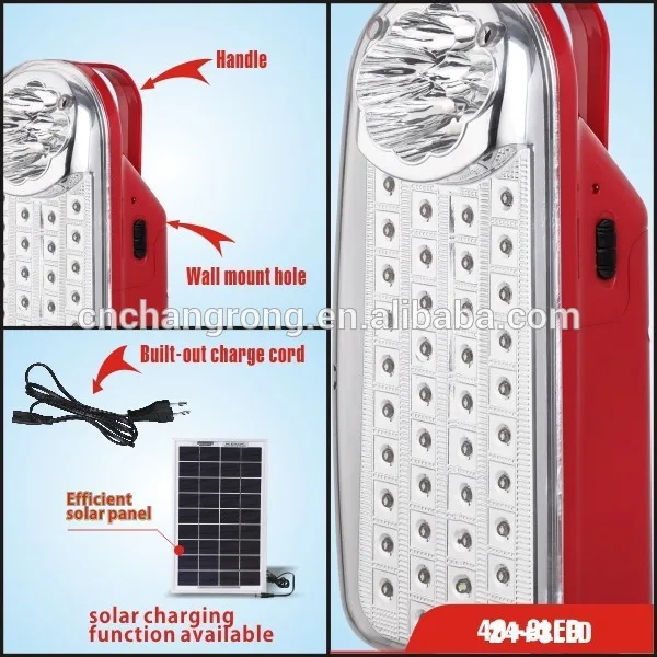 Portable lantern rechargeable LED emergency light