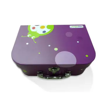 Бумажный картонный чемодан с заказной печатью CMYK