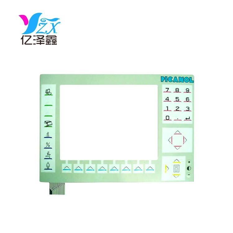 Professional factory widely applied membrane switch rubber dome switch keyboard