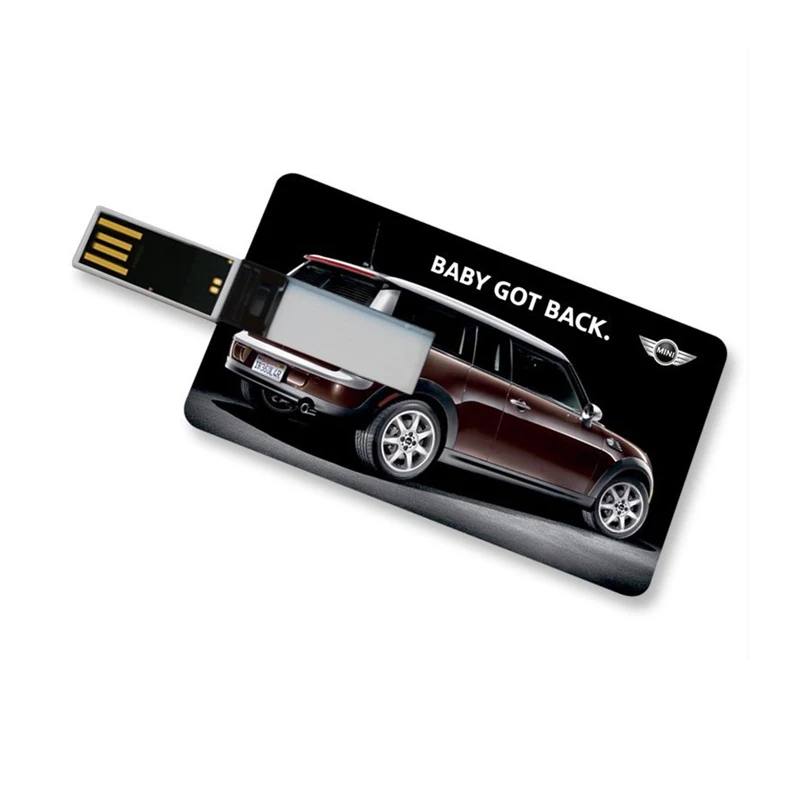 Credit card usb storage device/plastic and mental card usb/square shape card usb flash drive