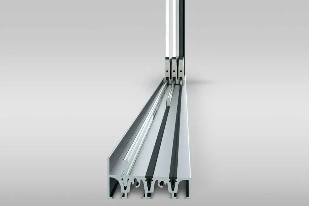 New style high quality aluminum profile for sliding wardrobe