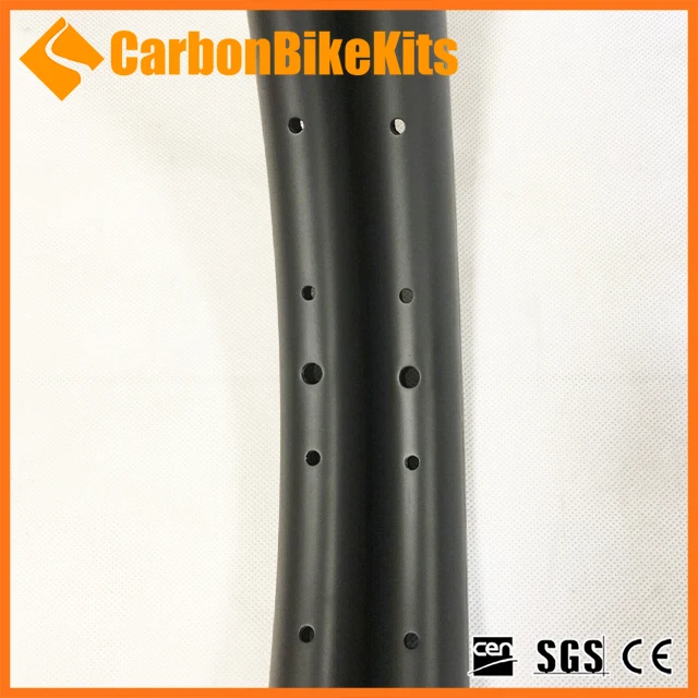 24 inch cruiser pro bmx carbon rim 507 disc 30x 30mm deep full carbon BMX bicycle rim wheelset disc brake rim brake wheel