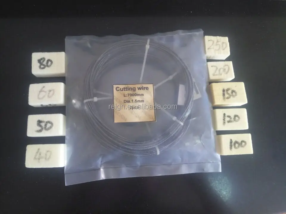 Chinese supplier sharp durable abrasive wire saw for sponge PU foam cutting machine parts