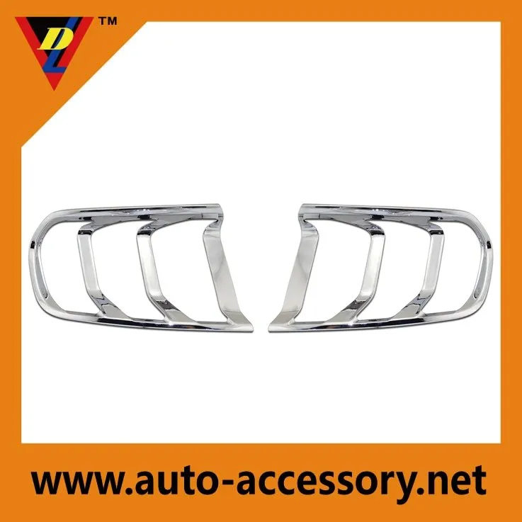 Пластиковые авто запчасти chrome противотуманные фары задний фонарь крышка для Ford mustang 2015-2016