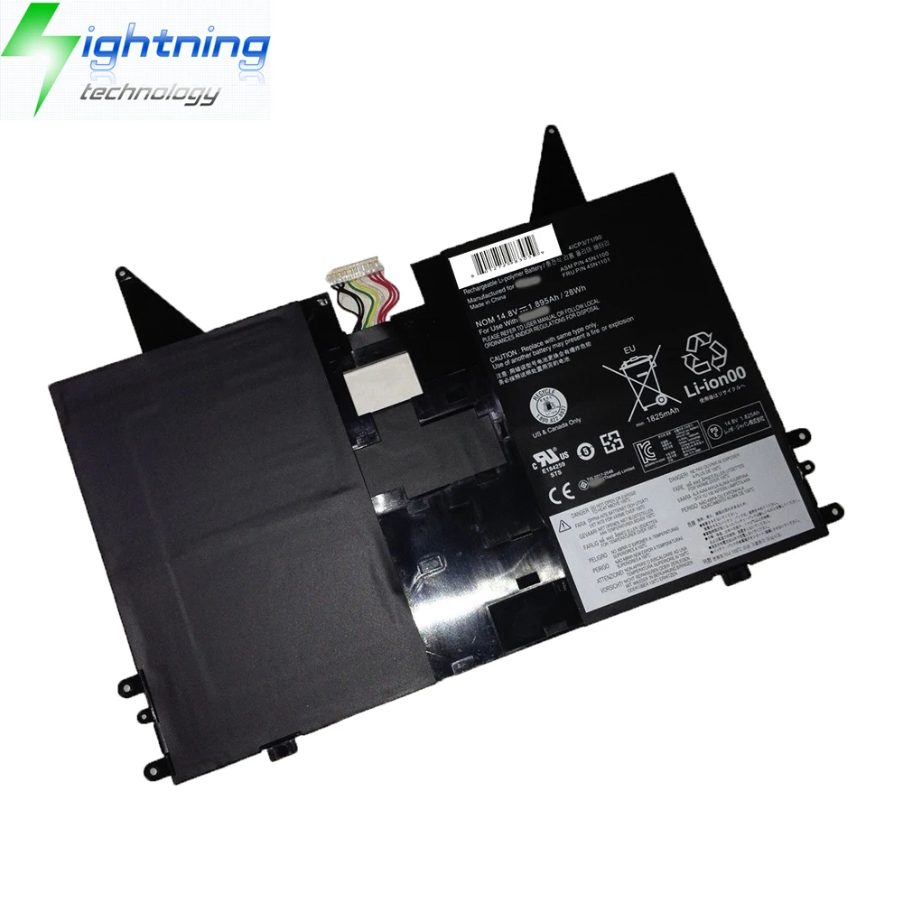 NEW OEM Genuine Original 45N1100 45N1101 Laptop Battery For Lenovo Thinkpad X1 Helix Tablet PC Notebook Battery